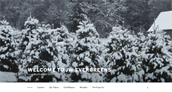 Desktop Screenshot of jwevergreens.com